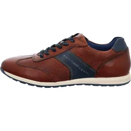 Bugatti Denim Schnürschuhe in cognac | Gr.: 40