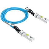 [Blau] 10G SFP+ DAC Kabel 2-Meter(6.5ft), Twinax SFP+ Kabel für Cisco SFP-H10GB-CU2M, Meraki MA-CBL-TA-2M, Ubiquiti UniFi, D-Link, Supermicro, Netgear, Mikrotik, Open Switches