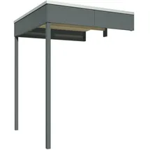 SKANHOLZ Schleppdach 168 x 169 cm Grau