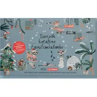 Stabilo Adventskalender Tierisch kreativer Familienkalender 2022 Blau