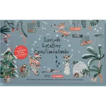 Stabilo Adventskalender Tierisch kreativer Familienkalender 2022 Blau