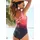 LASCANA Badeanzug Damen Rot 42 Cup F