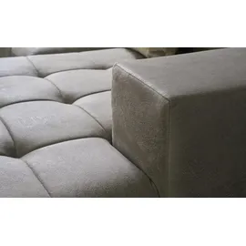 Switch Wohnlandschaft Mikrofaser 3-Sitzer Grau