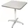 Mendler Bistrotisch 60 x 70 cm Silber