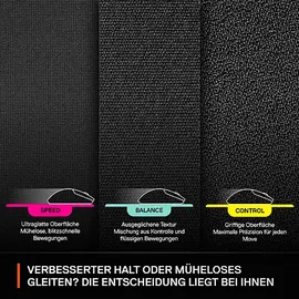 SteelSeries QcK XL Schwarz