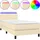 vidaXL Boxspringbett 100 x 200 cm Creme