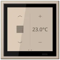 Jung LC459D1S243 LS Touch KNX-Raumcontroller, ombre naturelle claire