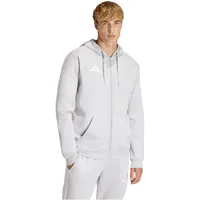 adidas Entrada 26 Kapuzenjacke Herren Team Light Grey/White L