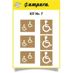 Schablonen KIT Nr. 7 -6 Schablonen