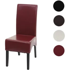 MCW Esszimmerstuhl Crotone Leder rot