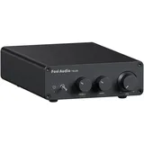 Fosi Audio TB10D 600 Watt TPA3255 Mini Verstärker HiFi Stereo Klasse D Verstärker Integrierter digitaler 2 Kanal Audioempfänger für Passive Heimlautsprecher mit Höhen- und Bassregelung