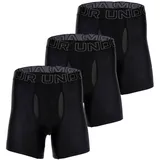 Under Armour Boxershort 3er Pack in, Schwarz M