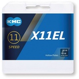 KMC X11EL 11-Fach Kette 1/2" x11/128, 118 Glieder, Silber