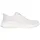 SKECHERS Go Walk Now White Textile / Pink Trim 36