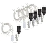 VBS Hobby Service LED-Lichterkette 2 m transparent Weiß