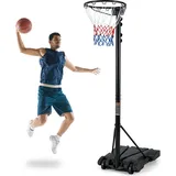 Costway Basketballkorb 260-305 cm Schwarz