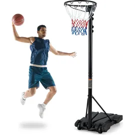 Costway Basketballkorb 260-305 cm Schwarz