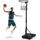 Costway Basketballkorb 260-305 cm Schwarz