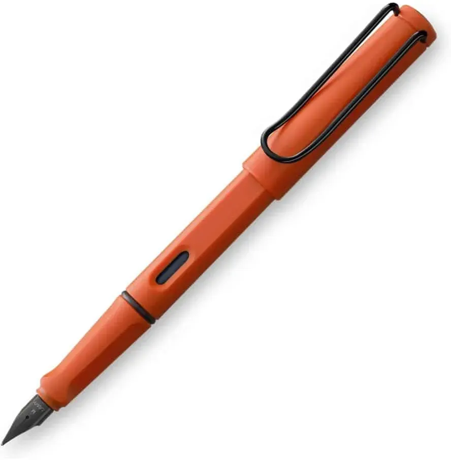 Lamy Safari Füllhalter Terra 041 aus robustem Kunststoff - Terra Red,Feine Feder (F)