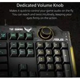 Asus Tastatur K1 Gaming Keyboard französisches Layout 90MP01X0-BKFA00, Schwarz