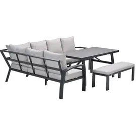 Garden Impressions Vasano Loungeset 4-tlg. carbon black/sand