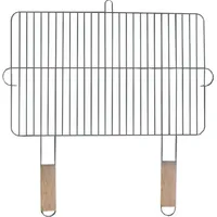 FLORALAND SP. Z O.O. SP. K. Grillrost 54 x 34 cm Stahl verchromt silber