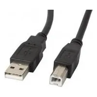 Lanberg USB-A M USB-B 2.0 cable 0.5m (0.50 m, USB 2.0), USB Kabel