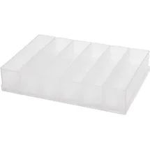 RAACO Sortimentskoffer Kunststoff 238 x 168 x 47 mm transparent 6 Fächer