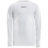 Craft Pro Control Compression Long Sleeve JR white (900000) 146/152