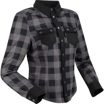 Segura Jovan Motorrad Hemd Grau/Schwarz 38