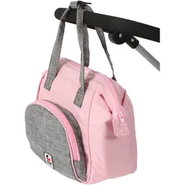 Bayer Chic 2000 Puppenwickeltasche Melange grau-rosa
