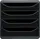 Exacompta Schubladenbox Big Box Plus 4-tlg. schwarz