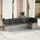 vidaXL Garten-Lounge-Set 6-tlg. hellgrau Polyrattan