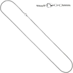 Silberkette JOBO, silber (silber 925), Halsketten, Damen, Silber 925 (Sterlingsilber), L: 45cm, Venezianerkette 925 Silber 45 cm 2,5 mm