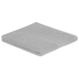 EXKLUSIV HEIMTEXTIL Handtuch 50 x 100 cm silber