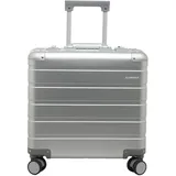 ALUMAXX Gravity 4 Rollen Pilotentrolley 44 cm Laptopfach silber