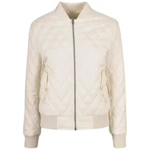 URBAN CLASSICS Diamond Quilt Nylon Steppjacke White Sand 5XL