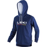 Leki Logo Hoodie blau, XS