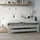 home collective Holzbett mit Lattenrost Modern Bett Bed Kiefer Massiv Bettgestell Doppelbett Massivholzbett Klassisch | Langlebig | Skandi... - weiß