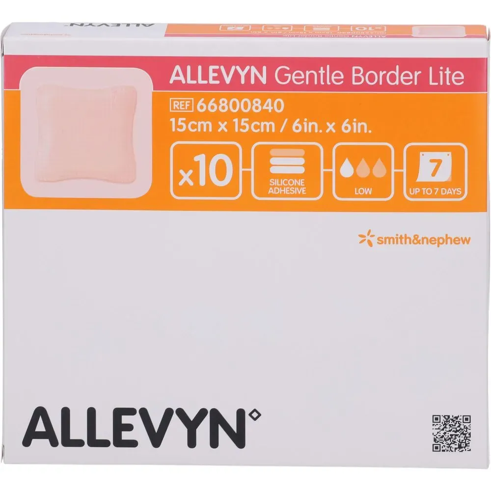 ALLEVYN Gentle Border Lite 15x15 cm Schaumverb. 10 St