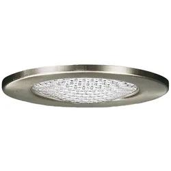 PAULMANN 98449, Eingelassene Lichtabdeckung, Zimmerdecke, Edelstahl, Transparent