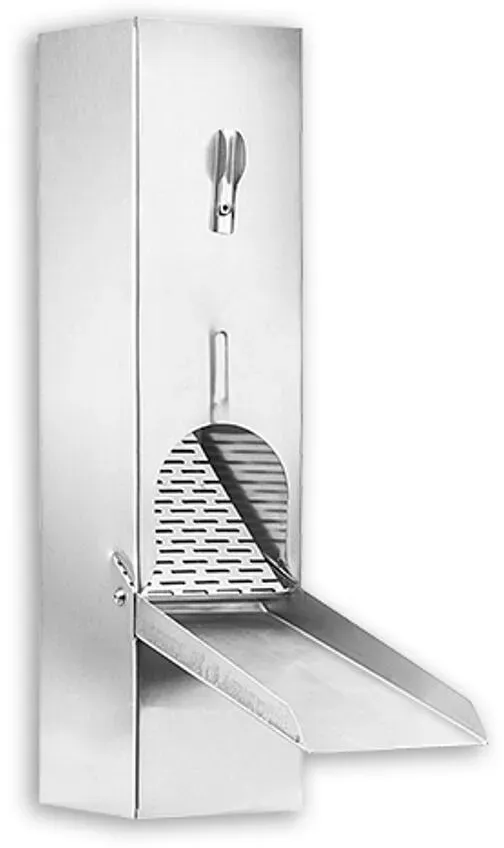 Regenwasserklappe Grömo quadratisch, Zink, verschiedene Größen (Ausführung: Ø 80mm breit)