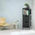 Costway Badezimmerschrank mit 2 Schubladen 30 x 135 x 30 cm Schwarz