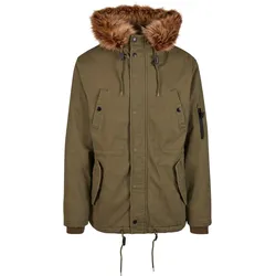 Wintermantel BRANDIT "Brandit Brandit Men Fish Tail Parka", Herren, Gr. 3XL, grün (olive), 100% Baumwolle, Mäntel