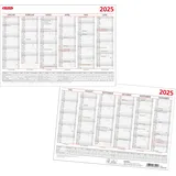 Herlitz Tafelkalender A4 FSC Mix inkl. Schulferien rot/schwarz