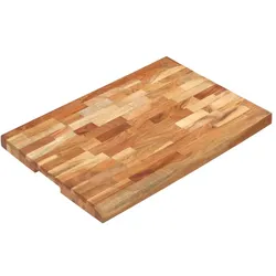 Hackblock 60x40x4 cm Akazie Massivholz