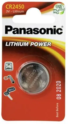 Panasonic Batterie Lithium CR2450