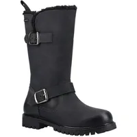 Hush Puppies - Mädchen Stiefel "Mini Winnie", Leder FS10202 (29 EU) (Schwarz) - Schwarz - 29