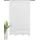 HOME WOHNIDEEN Schmidt Fensterbehang Corazon 90 x 180 cm Polyester Weiß