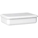 RIESS Vorratsbehälter mit Deckel 23x15x5cm weiss